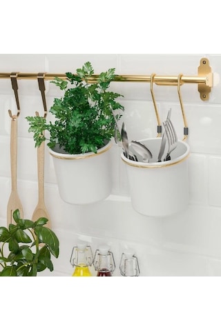 Ikea Hultarp Mutfak Ve Banyo Askısı 80 X 1,6 Cm Altın