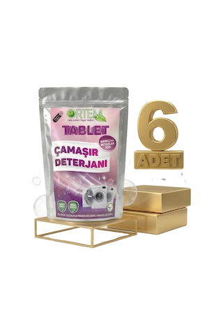 Ortem Çamaşır Tablet Deterjan 6x22'li