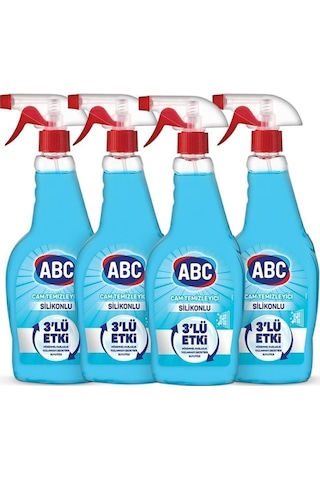 Cam Temizleyici Silikonlu 500ml X4