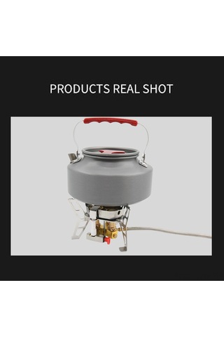 Ranyeek 6800w Güçlü Dış Mekan Fırını - 3 Alevli Kamping Çalışanı, Rüzgar Dayanıklı Taşınabilir Isıtıcı Gümüş