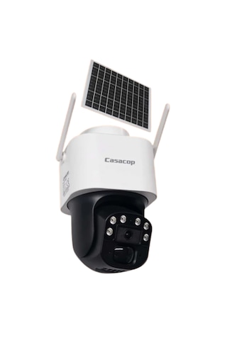 Casacop Q9 4g Solar Sim Kartlı Sesli Alarmlı Suya Dayanıklı Kamera