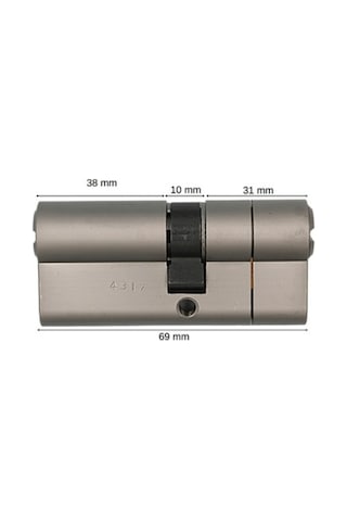 Multlock 7x7 Tuzaklı Barel 3 Anahtarlı Kapı Kilidi 51227202
