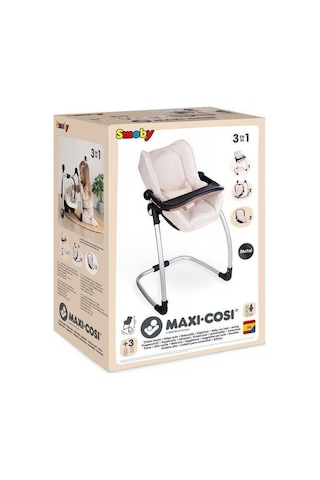 Smoby Maxi-cosi Oyuncak Bebek Mama Sandalyesi Puset Ve Salıncak - Bej 240245