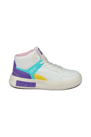 Jump 28756 Yüksek Bilekli Bej Kadın Sneaker Günlük Spor Ayakkabı Bej