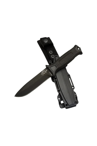 Tiger Tactical Htm 1041 A Siyah Outdoor / Survival Bıçak 27cm - Kauçuk Sap, Kılıflı, Kutulu