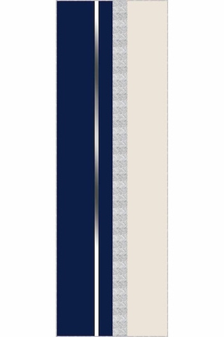 Lacivert Silver Kaymaz Modern Kesme Rulo Yolluk Halı Vh016n11