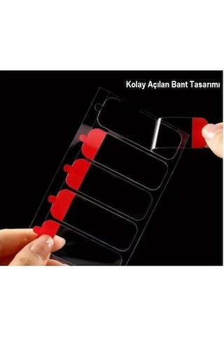 Kolay Açılır Güçlü Çift Taraflı Hazır Kesim Yaprak Bant 60'lı Paket 18x50mm Diğer