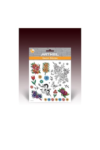 Flowers-4 Geçici Dövme,geçici Tattoo ,vücut Dövme,kol Bilek Dövme,boyun Dövme,sırt Dövme