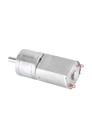 Wezone Tam Metal Girişli 20mm Çaplı Yüksek Torklu 130 Tipi Dc Dişli Motor 12v, 30rpm