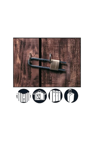 Master Lock 1950eurd Katı Pirinç Anahtar Asma Kilit, 7 Ila 15,5 C