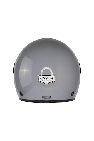 Fr-612 Nardo Gri Yarım Kask Güneş Vizörlü