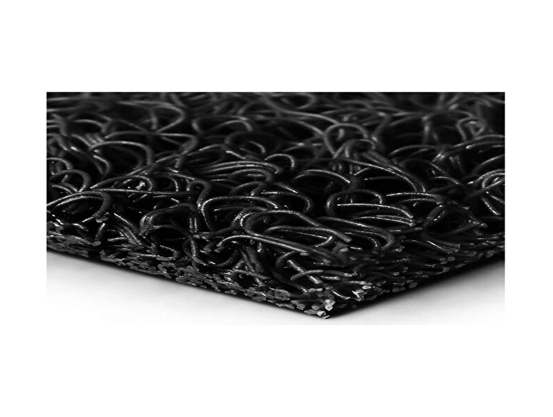 Kıvırcık Yolluk Gri İş Yeri Önü 14 Mm Su Emici Karmaşık Paspas Siyah