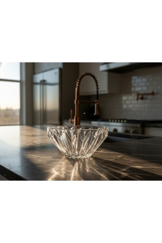 Kristal Bol Kase Meyvelik 25 Cm
