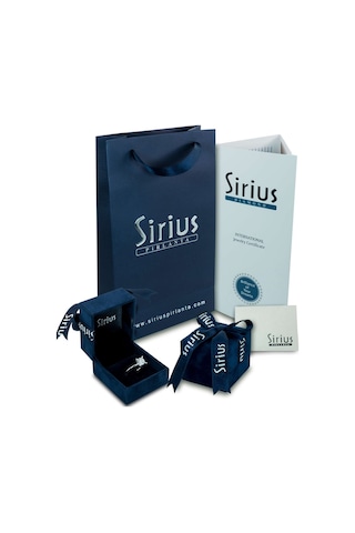 Sirius Pırlanta Ve Oval Mavi Topaz Taşlı Anturaj Yüzük 0801R0031