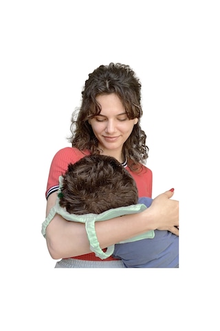 Pamuk Muslin Bebek Emzirme Yastığı Ter Emici Kol Yastığı Mint