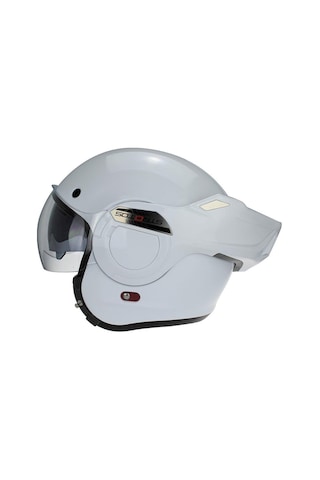 Sway Sw 907 Stratos 180 Çene Açılır Motosiklet Kaskı Beyaz