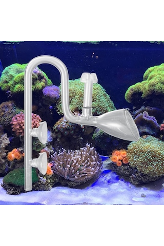Suntek Akvaryum Cam Zambak Boru Skimmer Kontrol Su Seviyesi 10-mm