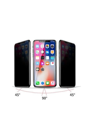 Xiaomi Redmi Note 8 Hayalet Ekran Koruyucu Kırılmaz Cam Gizli Privacy