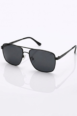 Di Caprio Dc3053black Siyah Modern Square Polarize Camlı Erkek Güneş Gözlüğü
