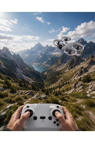 Çocuk Ve Yetişkin Kullanımına Uygun Kameralı Akıllı Drone Diğer