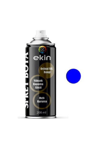 Sprey Boya 200 Ml Mavi Parlak Çok Amaçlı Mor