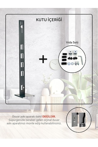 Dikey Süpürge Standı / Şarjlı Süpürge Standı / Dyson Stand / Bütün Süpürge Modelleri İle Uyumlu / V15-gen5 U Diğer