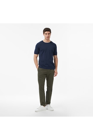 Nautica Erkek Lacivert Regular Fit Kısa Kollu Triko Düz S65110t