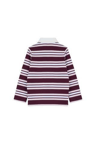 Jeep Sweatshirt, 5-6 Yaş, Bordo - Ekru