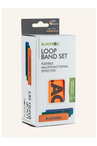 Blackroll 3 Lü Fitness Bandı Seti, Loop Band 32x6 Cm, Doğal Kauçuk Fitness Dizlik Ve Bileklikler Renkli Standart Çok Renkli