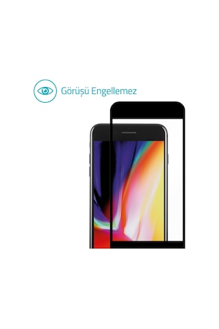 Bufalo Xiaomi Mi A2 Lite Ekran Koruyucu 5D Temperli Cam Siyah