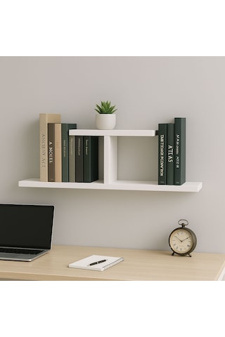 Duvara Monte Dekoratif T Raf Beyaz