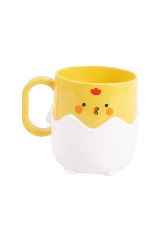 Pazly Yuvarlak Yıkama Suntek Karikatür Kabı Gözler Fırçası Fincan Diş Lv Diğer