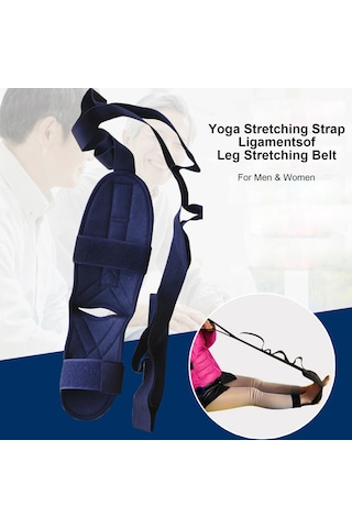 Geeroyoo Erkek-kadın Universal Yoga Germe Kayışı, Uzunluk Ayarlanabilir, Mavi, Fitness Antremanı İçin Oxford Kumaşı Mavi