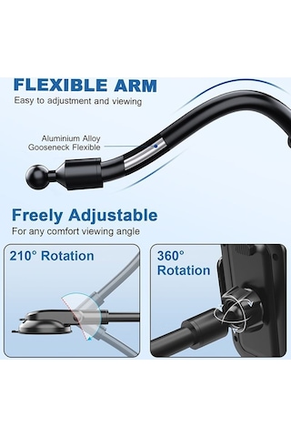 40cm Vantuzlu Otomatik Kilitlenen Telefon Tutacağı / Syte192