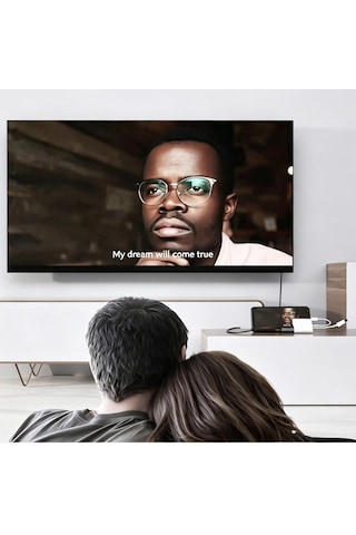 Cr48 2in1 Apple iPhone İle Uyumlu & Type-c'den Hdmı'a Dijital Av Adaptörü 4k Uhd & 1080p Ses Ve Görüntü Aktarıcı, Pd Şarj Girişli Tv, Monitör Ve Projektör Dönüştürücü Hub Ligting Bus To Type-c