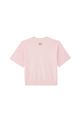 Msgm Çocuk Kısa Kol Sweatshirt Pembe