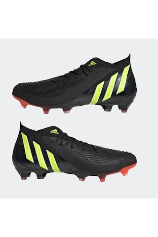 adidas Predator Edge.1 Çim Saha Kramponu - Siyah gw1032 P-96 Siyah