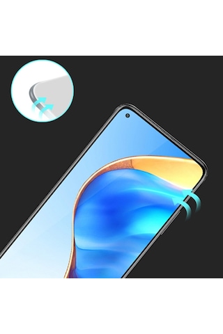 Xiaomi Mi 10T-10T Lite-10T Pro Full Glue Tempered Full Cam Ekran Siyah (459275218)