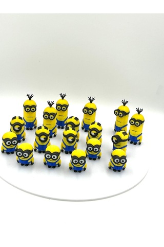 18 Li Minions 3d Baskı Figür Seti Çocuklar Ve Koleksiyoncular Için Minions