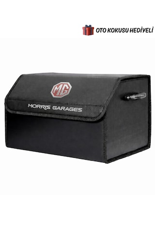 Mg Marka Logolu Oto Bagaj Organizer Çanta Oto Bagaj Çantası 2 Bölmeli Suni Deri Boyutlar : 48 Cm X 31 Cm X 29 Cm