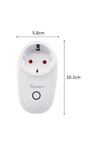 Besthome1 Sonoff S26 Akıllı Wi-fi Priz: Google Asistan Uyumlu, Uzaktan Kontrol, Zamanlayıcılı Ev Otomasyonu