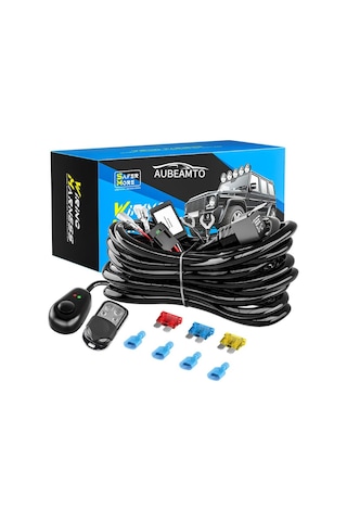 18 Awg Kablo 15a Off Road Led Açma Kapama Tuşlu Uzaktan Kumandalı