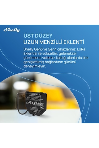 Shelly Lora Add-on Uzun Menzilli İletişim Modülü