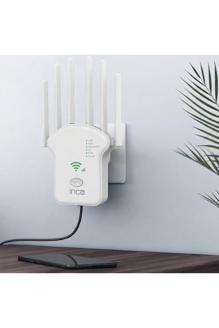 Inca Ire-1200 1200mbps Wi-fi Sinyal Güçlendirici Menzil Genişletici Repeater Dual Band