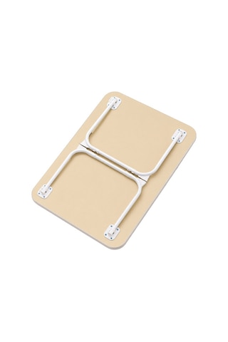 Sn-29696 Katlanabilir Laptop Masası Ve Yatak Koltuk Üzeri Tepsisi Ahşap Desen 70x48cm Sarı