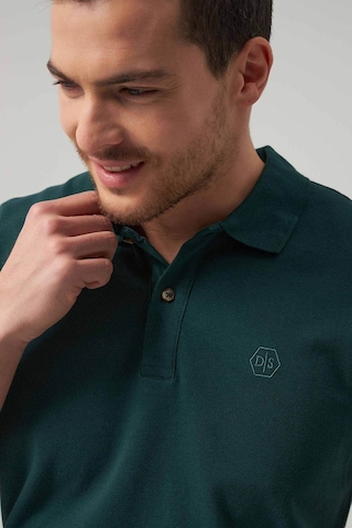 D's Damat Ds Damat Regular Fit Haki Pike Dokulu %100 Pamuk Kıvrılmaz Polo Yaka Nakışlı T-Shirt 4HC14ORT51000 Haki
