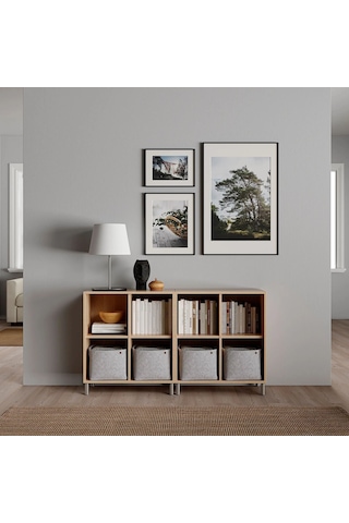 Ikea Eket 4'lü Mobilya Ayağı 10 X 3 Cm Krom