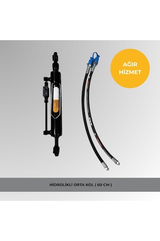 Emek Ticaret Hidrolikli Orta Kol 60 Cm 40'lık Mil, Ağır Hizmet
