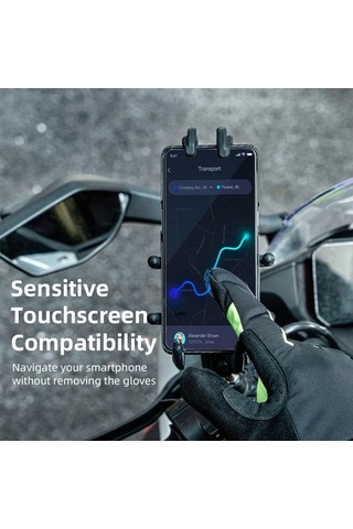 Rockbros S335 1 Çift Tam Parmak Dokunmatik Ekran Bisiklet Eldiveni