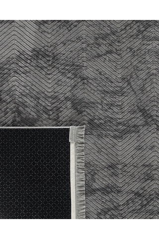 Madame Coco Eze Halı - Antrasit - 200x300 Cm Gri
